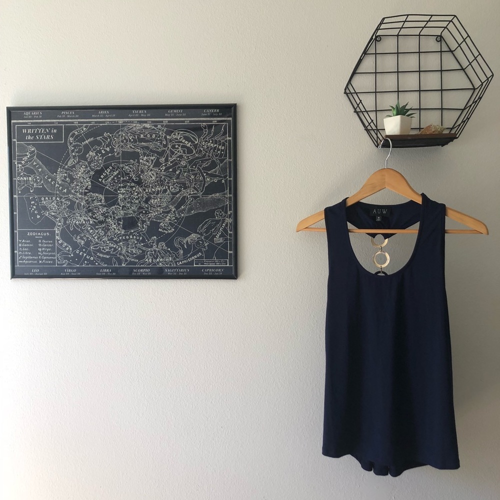 Blue tank